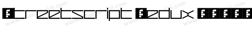 Streetscript Redux S字体转换